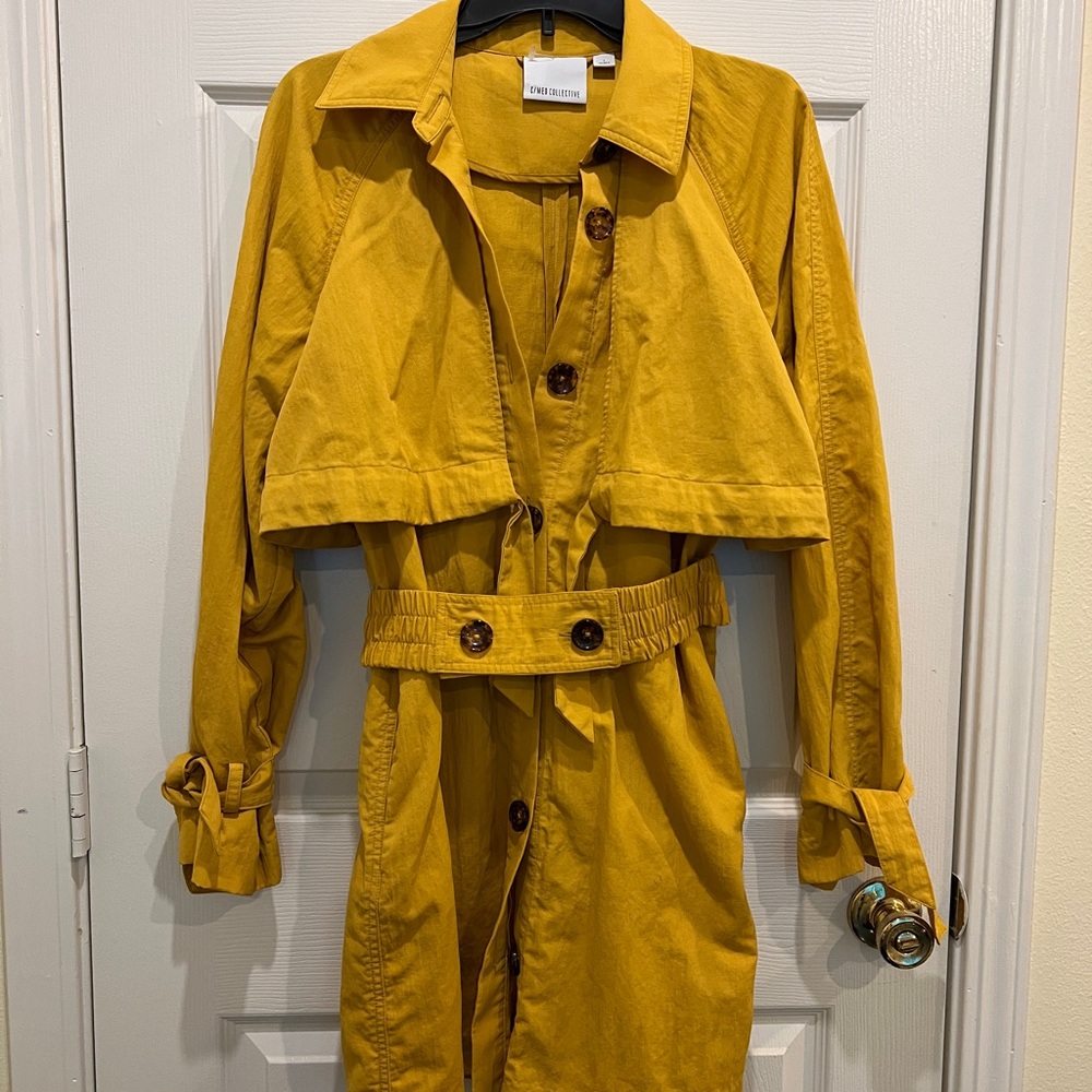 Yellow Trench Coat